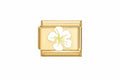 Charm fleur blanche