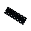 Bandeau pois noir
