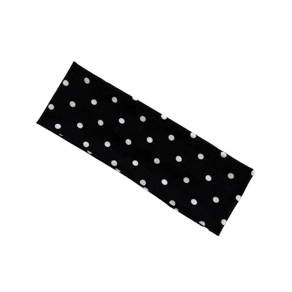 Bandeau pois noir